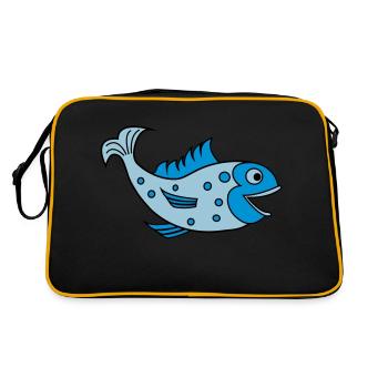 fisch - Sac Retro - noir/or - Dos
