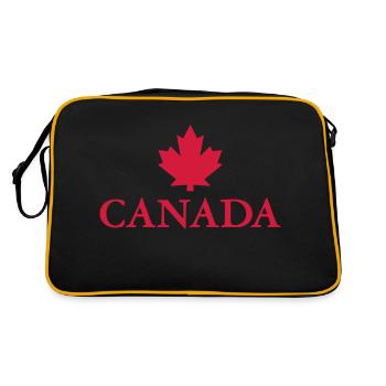 Canada Maple Vancouver Montreal Toronto Maple Leaf - Retro Bag - black/gold - Back