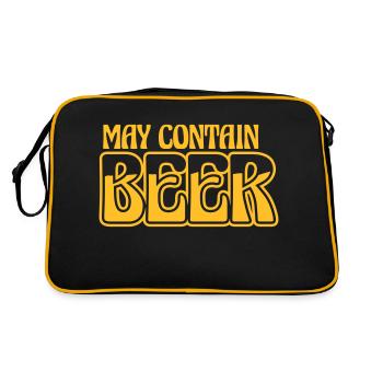Peut contenir le logo de la bière - Sac Retro - noir/or - Dos