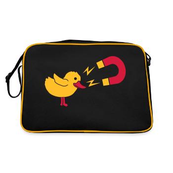Logo Chick Magnet Womanizer - Sac Retro - noir/or - Dos