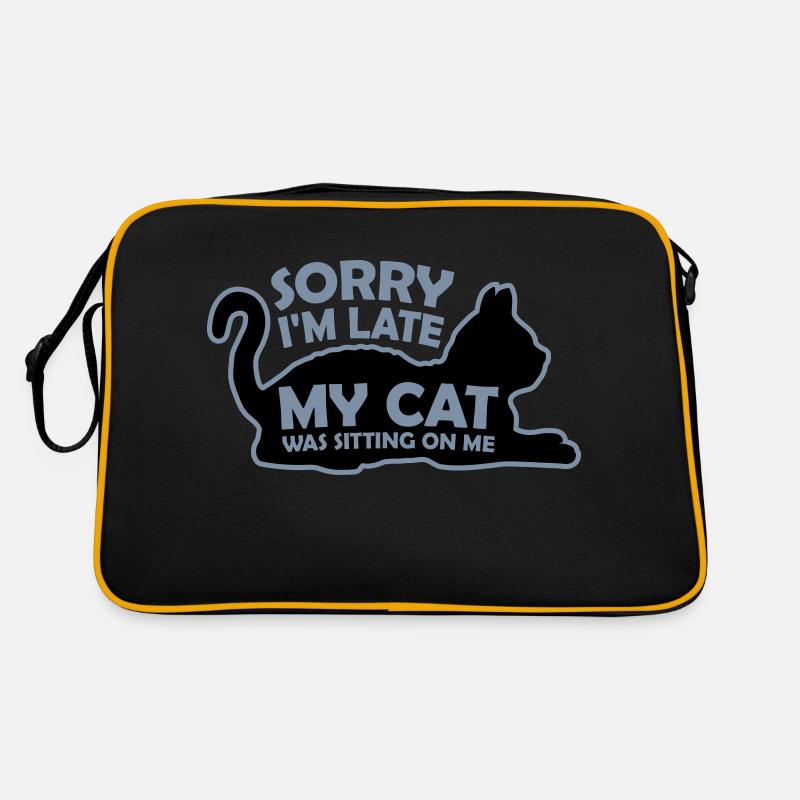 désolé chat était assis Sac Retro