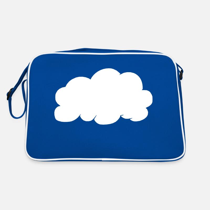 Weather Cloud Clouds Rain Sky Vector 17 Retro Bag