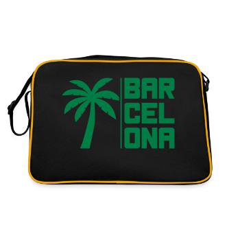 Barcelone - Sac Retro - noir/or - Dos