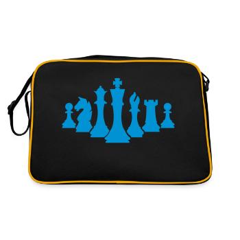 Chess Pieces Chess - Retro Bag - black/gold - Back