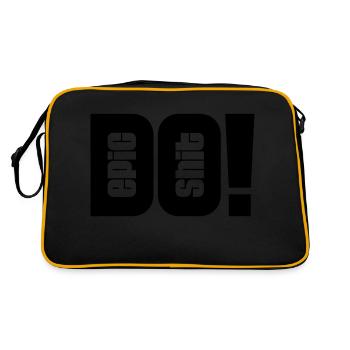 Faites de la merde épique - Sac Retro - noir/or - Dos