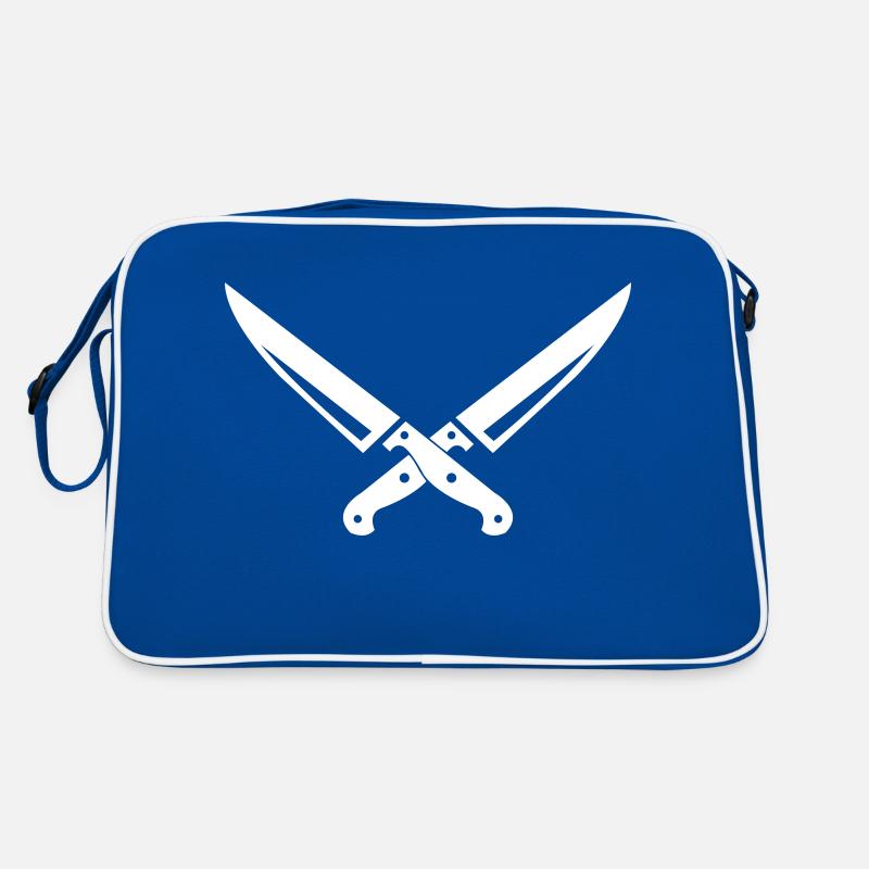 Messer Symbol Retro Tasche