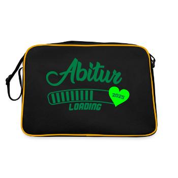 Abitur Loading 2025 - Sac Retro - noir/or - Dos