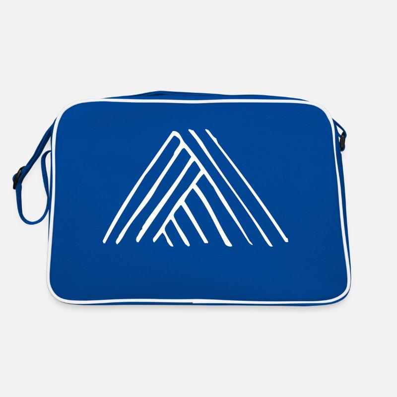 Logo triangle - Montagnes (vectorgraphique) Sac Retro