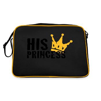 Sa princesse - Sac Retro - noir/or - Dos
