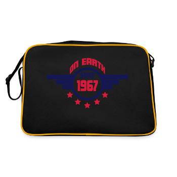 1967 on earth (uk) - Retro Bag - black/gold - Back