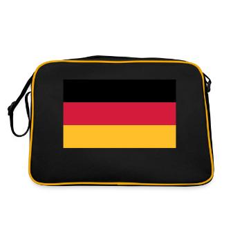 flag_german - Retro Bag - black/gold - Back