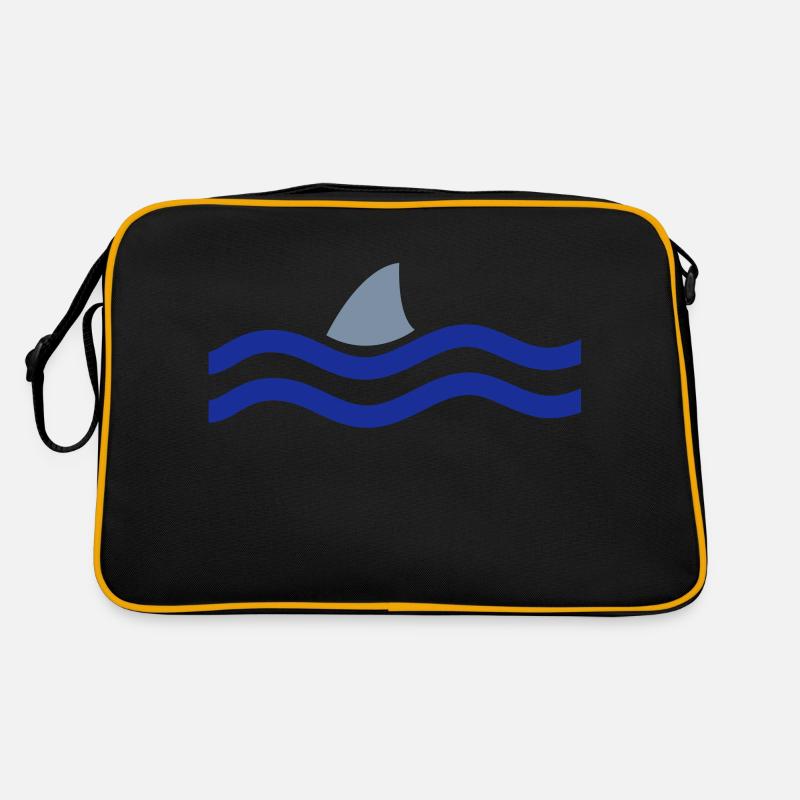 il ya un requin dans l'eau Sac Retro
