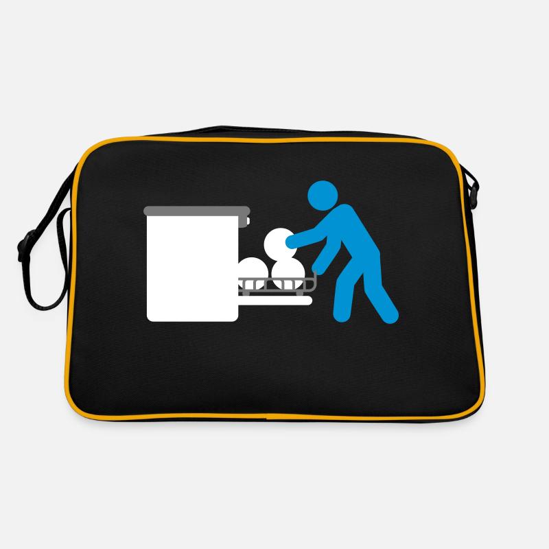 dishwasher_boy Retro Bag