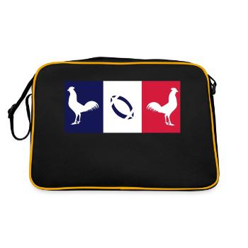 supporters de la France - Sac Retro - noir/or - Dos