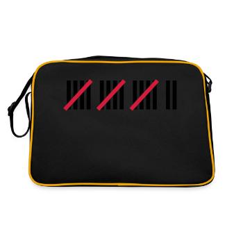 17th Birthday - Retro Bag - black/gold - Back