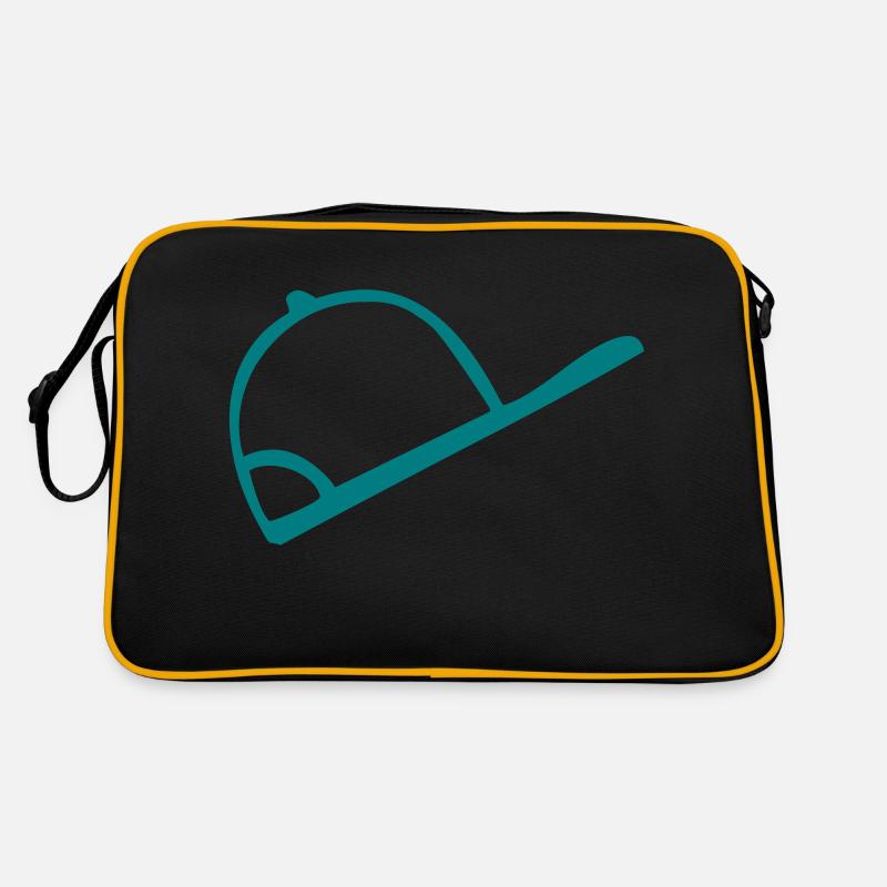 Cappy - Retro Tasche - Schwarz/Gold