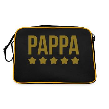 Pappa / Papa / Dad / Far / fars dag / verjaardag - Sac Retro - noir/or - Dos