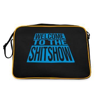 Crazy Welcome Shitshow - Sac Retro - noir/or - Dos
