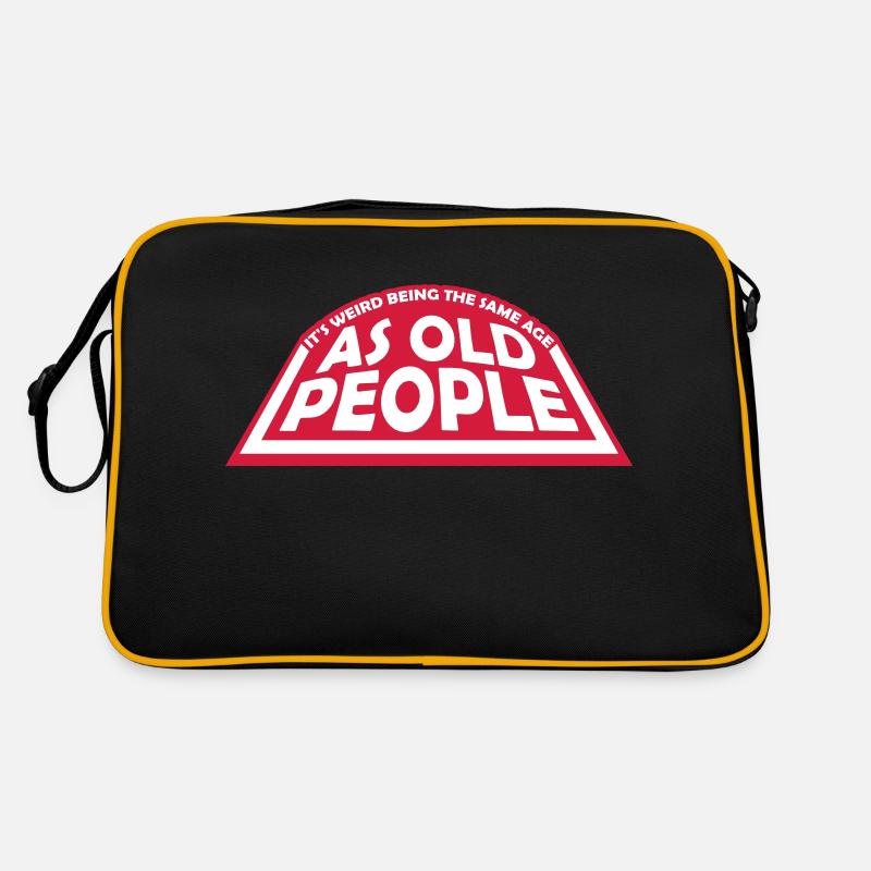 being old people age Retro Tasche