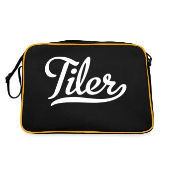 Tiler - Retro Bag - black/gold - Back