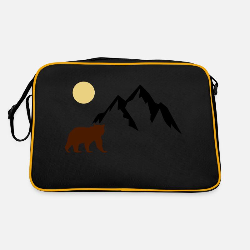 Ours de montagne Sac Retro