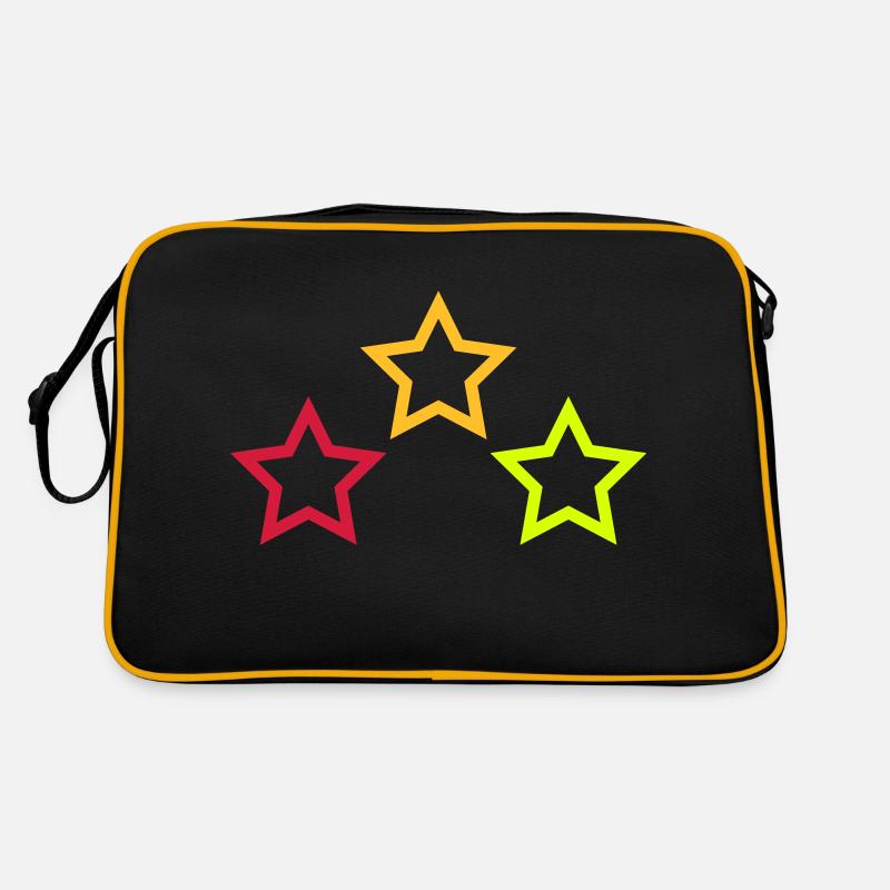 sterne Retro Tasche
