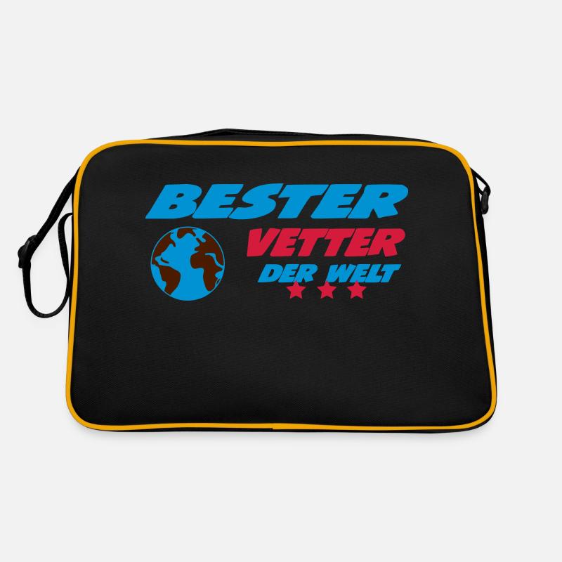 Bester VETTER der welt Retro Tasche