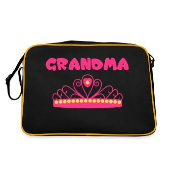 GRANDMA - Sac Retro - noir/or - Dos