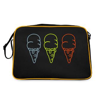 Glace Glace 3 - Sac Retro - noir/or - Dos
