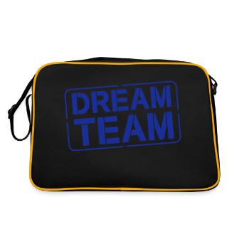 Dream Team - Retro Bag - black/gold - Back