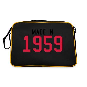 1959 - Retro Bag - black/gold - Back