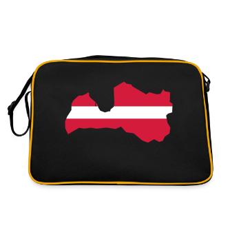 Latvia - Retro Bag - black/gold - Back