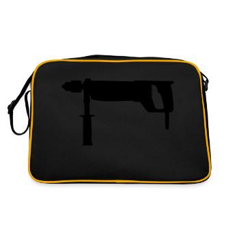 Drill - Retro Bag - black/gold - Back