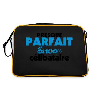 Almost Perfect - 100% SINGLE (2c) - Retro Bag - black/gold - Back