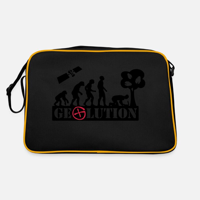 Geolution - 2color - 2O12 - Sac Retro - noir/or