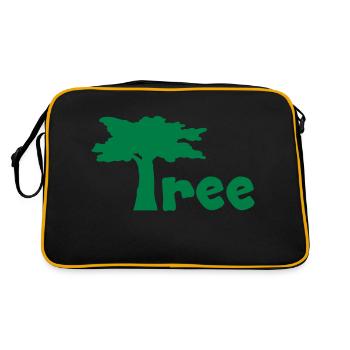 tree - Retro Bag - black/gold - Back