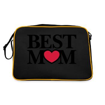 Best Mom - Sac Retro - noir/or - Dos