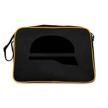 firefighter helmet - Retro Bag - black/gold - Back
