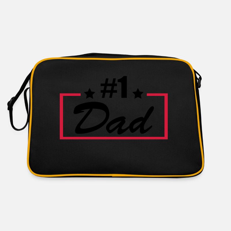 #1 Dad Retro Tasche