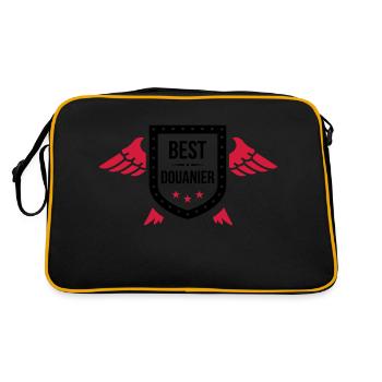 Douanier / Douane / Douanière / Police / Frontière - Retro Bag - black/gold - Back