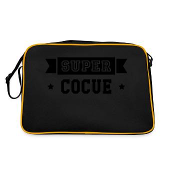 Cocu / Cocue / Adultère / Fidèle / Mariage / Sexe - Sac Retro - noir/or - Dos