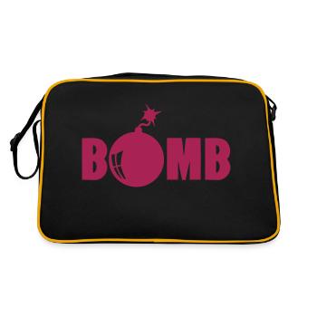 mot bomb - Sac Retro - noir/or - Dos