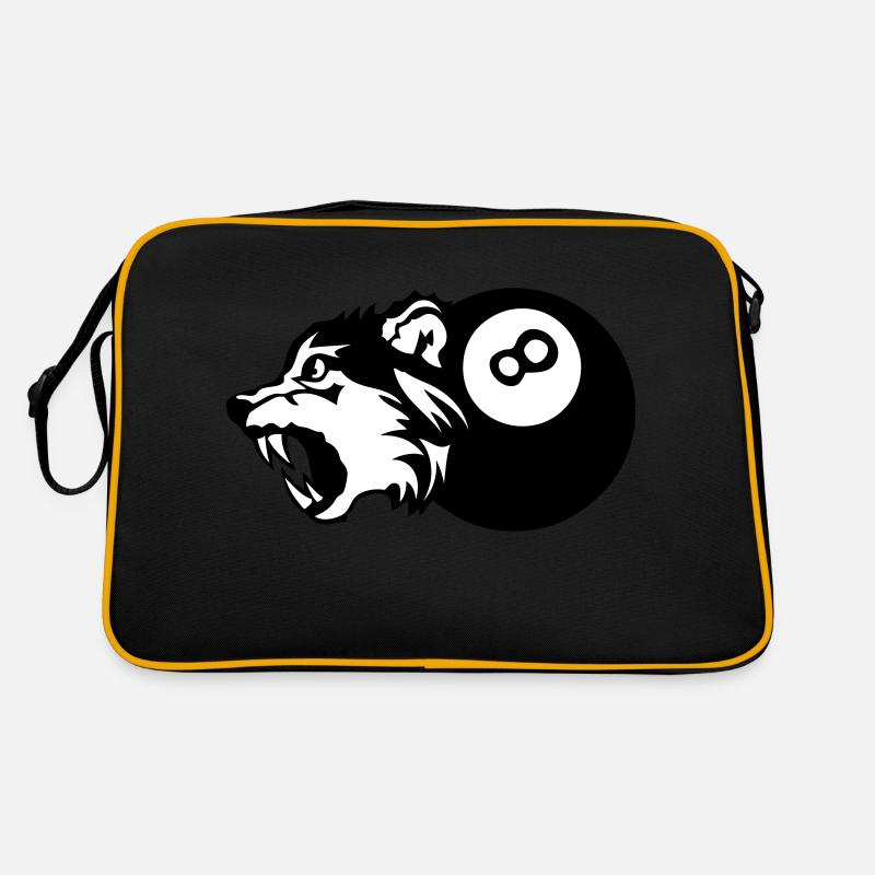 billiards wolf sport logo Retro Bag