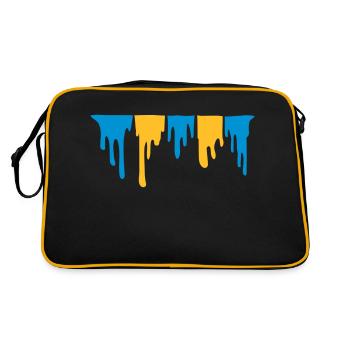 Mucus collant dégoulinant - Sac Retro - noir/or - Dos