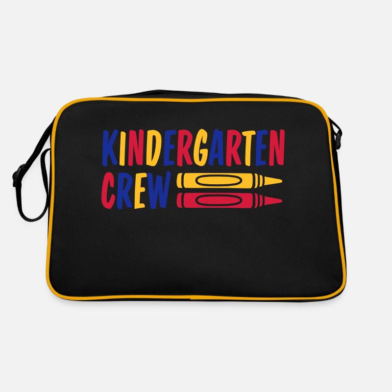 Wax Crayon Kindergarten Crew Crayon Retro Bag