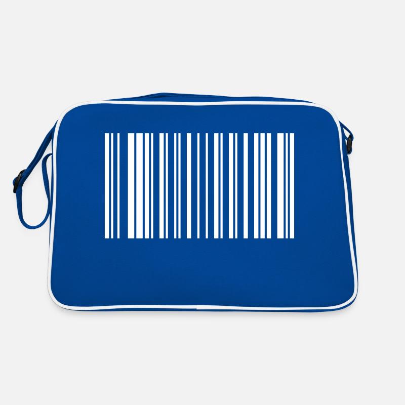 Code-barres de la paix Friedenszeichen Strichcode Symbole Sac Retro