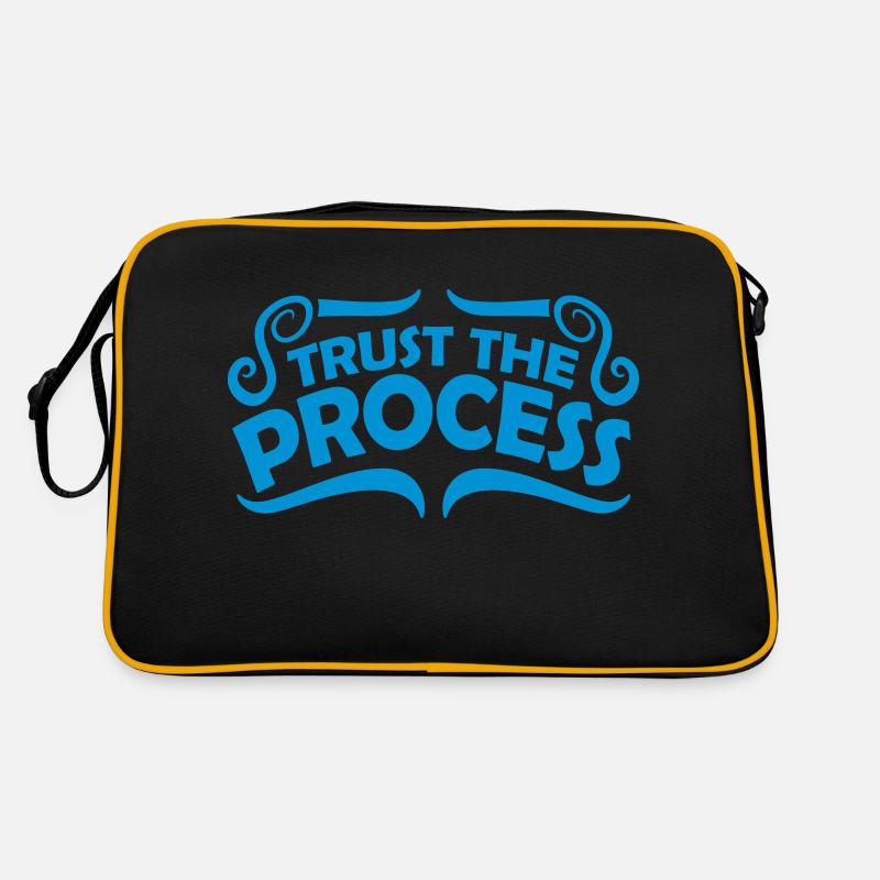 trust the process Quote Retro Bag