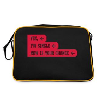 célibataire maintenant votre chance - Sac Retro - noir/or - Dos