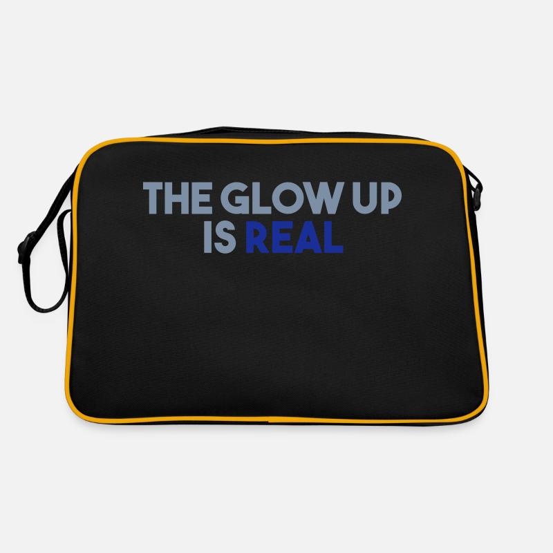 DAS LEUCHTEN IST ECHT Retro Tasche