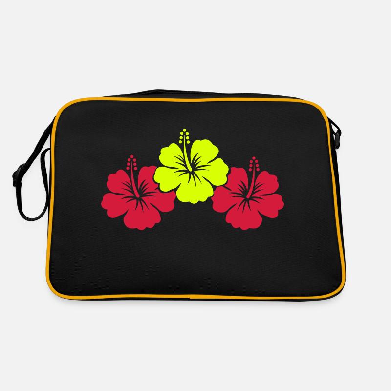 Fleur d’hibiscus 2 Sac Retro